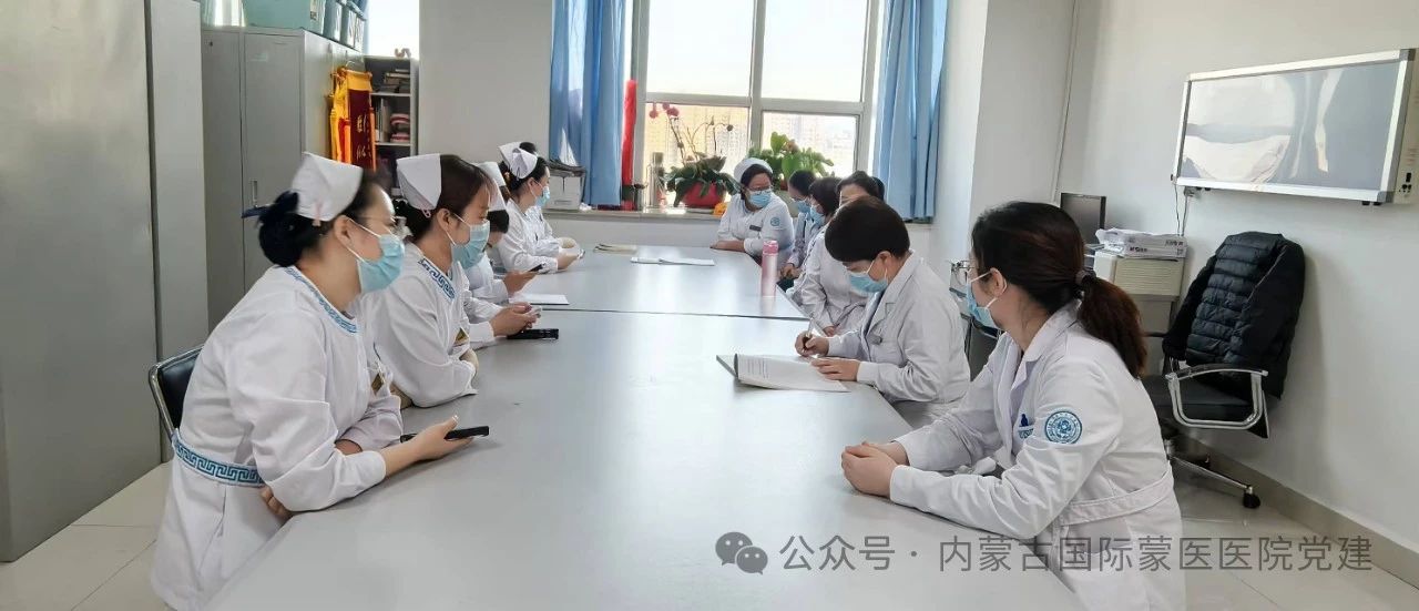 內(nèi)蒙古自治區(qū)國際蒙醫(yī)醫(yī)院第四十九黨支部開展主題黨日活動