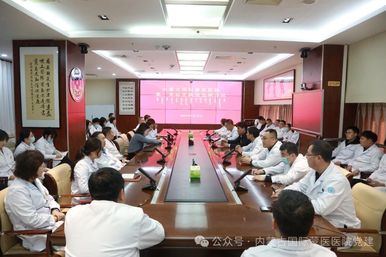 內(nèi)蒙古自治區(qū)國際蒙醫(yī)醫(yī)院黨委所屬各黨總支圓滿完成換屆選舉工作